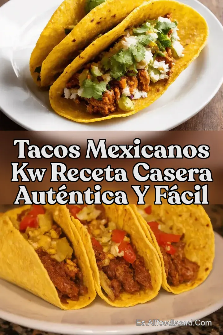 Tacos Mexicanos kw Receta Casera Aut&eacute;ntica y F&aacute;cil