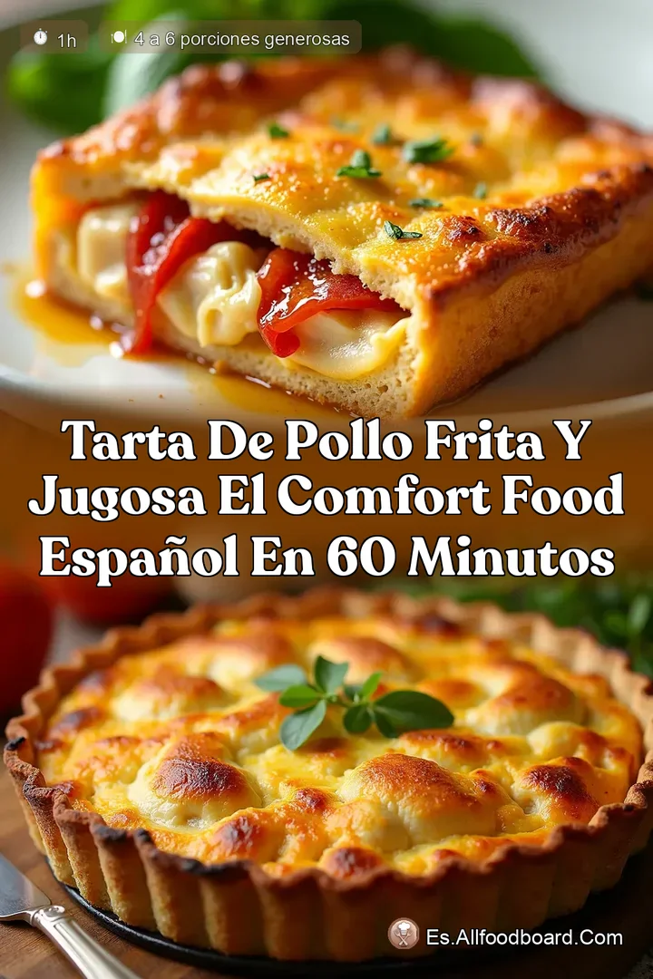 Tarta de Pollo Frita y Jugosa El Comfort Food Espa&ntilde;ol en 60 Minutos