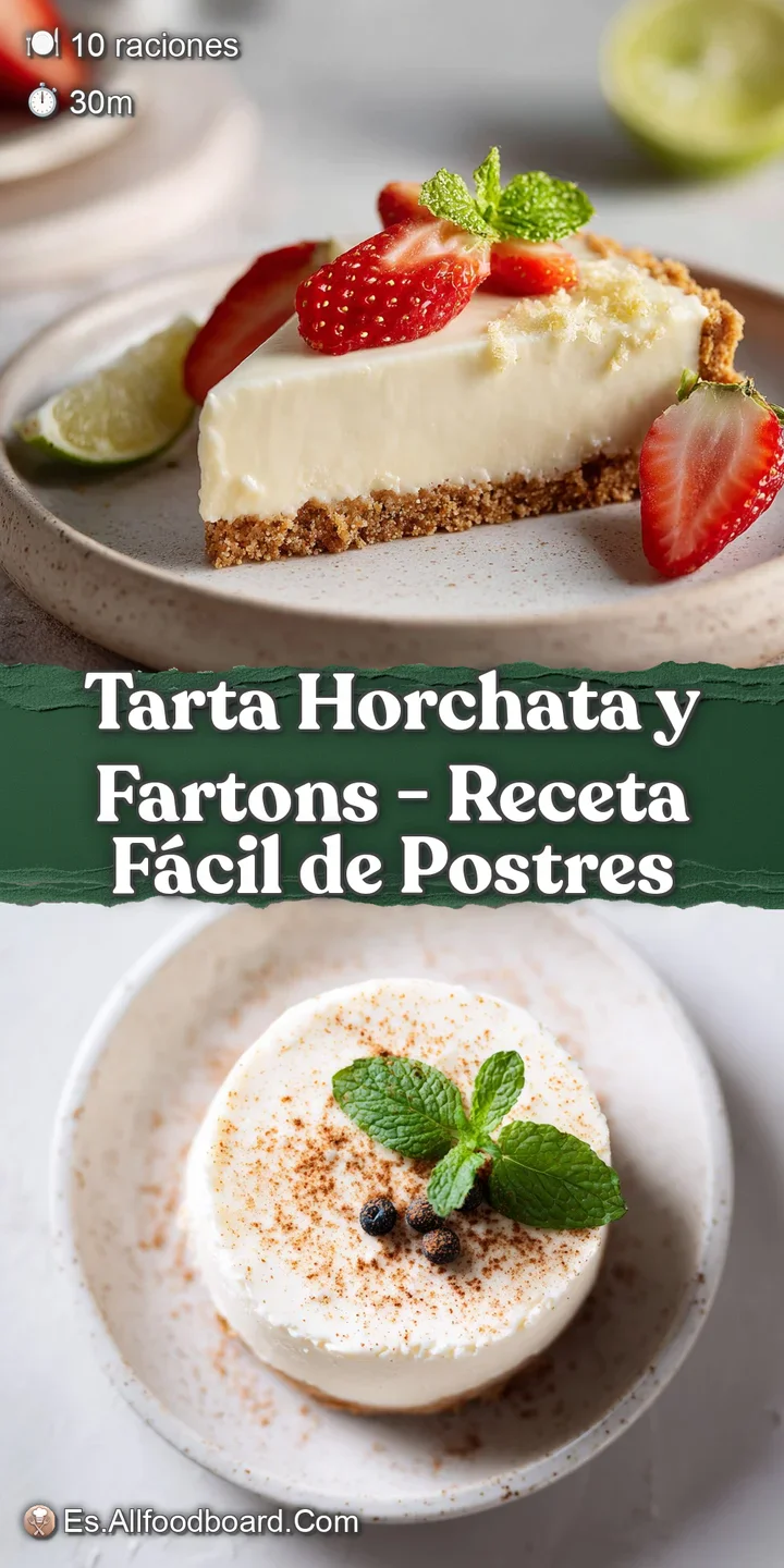 Close-up of a smooth, white horchata filling swirled with a hint of cinnamon, beside a glistening, baked farton.