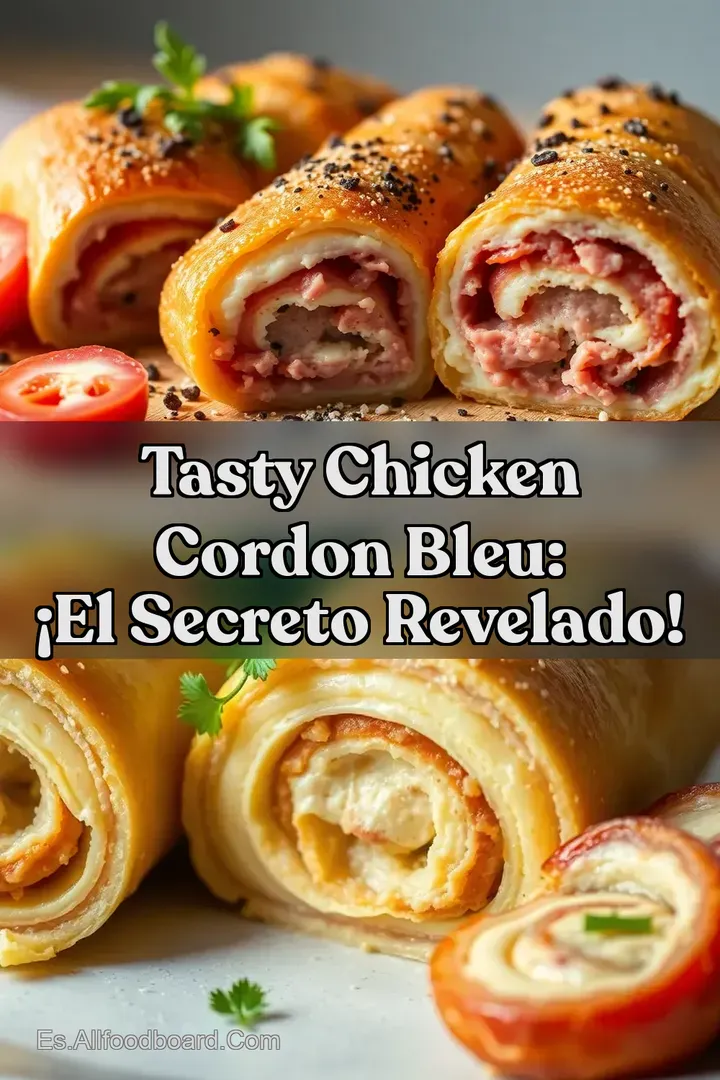 Tasty Chicken Cordon Bleu: &iexcl;El Secreto Revelado!