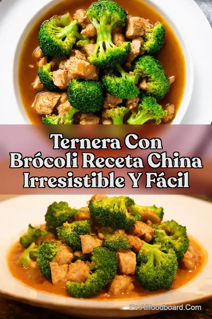 Ternera con Br&oacute;coli Receta China Irresistible y F&aacute;cil