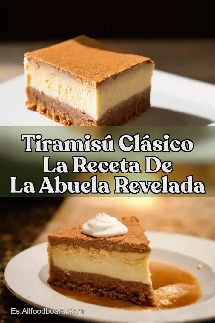 Tiramis&uacute; Cl&aacute;sico La Receta de la Abuela Revelada