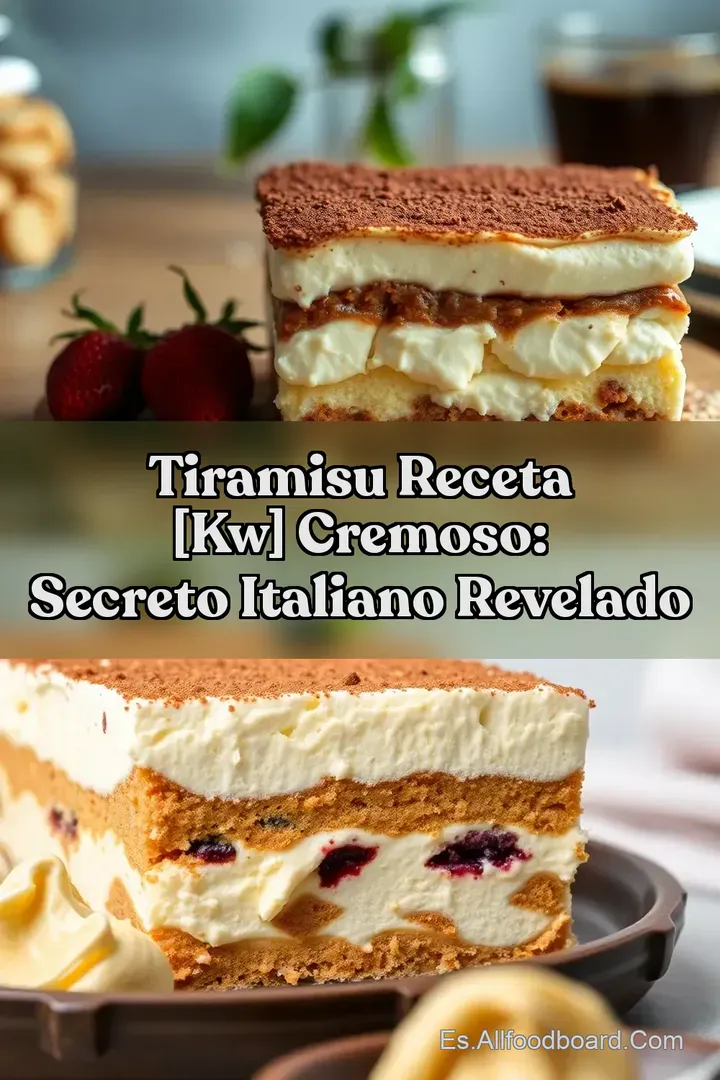 Tiramisu Receta [kw] Cremoso: Secreto Italiano Revelado