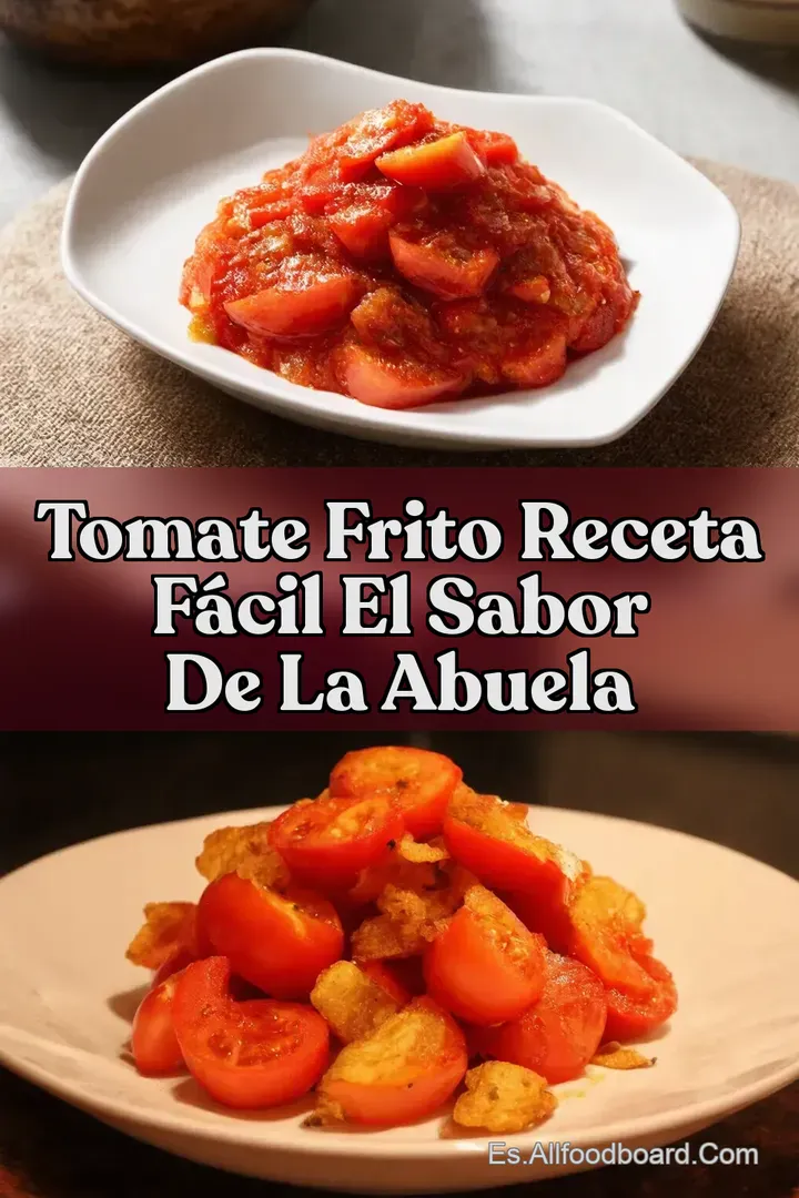 Tomate Frito Receta F&aacute;cil El Sabor de la Abuela