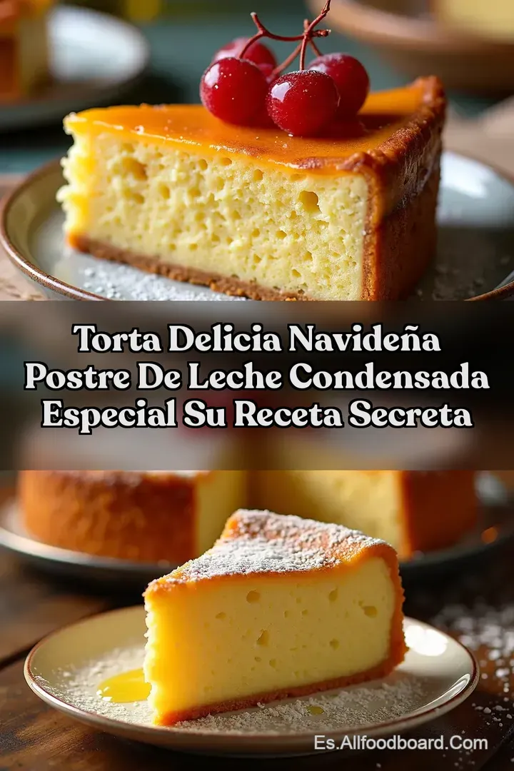 Torta Delicia Navide&ntilde;a POSTRE DE LECHE CONDENSADA ESPECIAL Su Receta Secreta