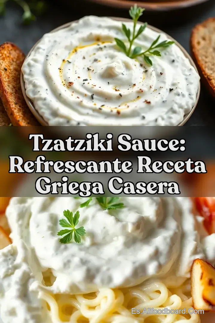 Tzatziki Sauce: Refrescante Receta Griega Casera