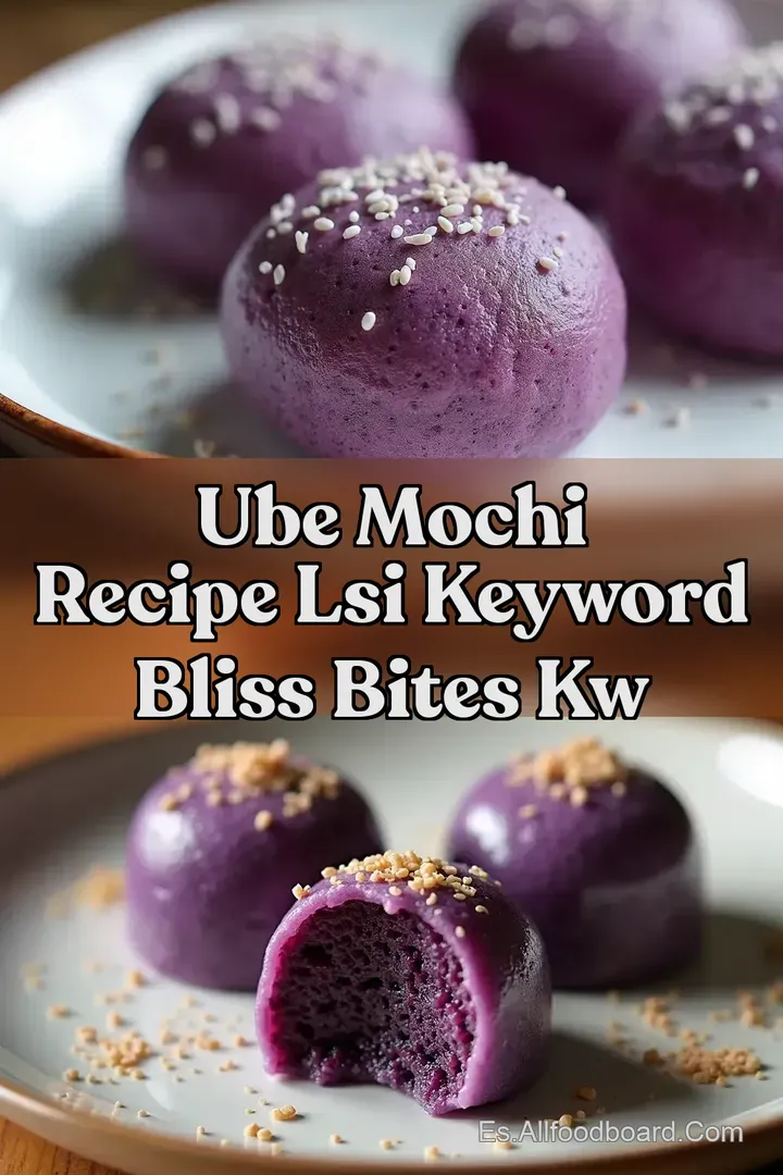 Ube Mochi Recipe LSI keyword Bliss Bites kw