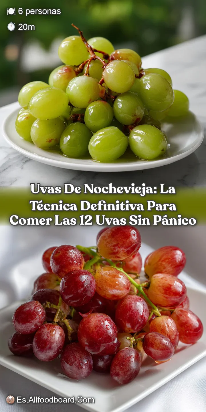 Uvas de Nochevieja: La T&eacute;cnica Definitiva para Comer las 12 Uvas Sin P&aacute;nico