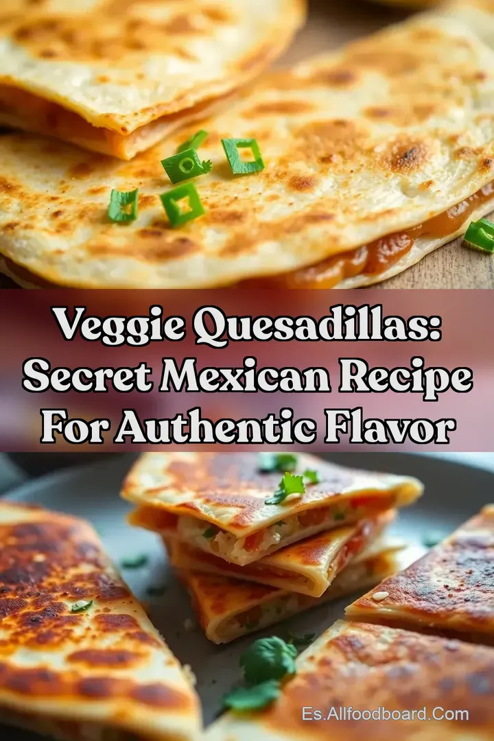 Veggie Quesadillas: Secret Mexican Recipe For Authentic Flavor