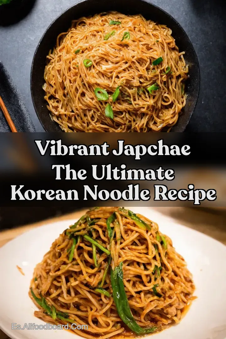 Vibrant Japchae The Ultimate Korean Noodle Recipe