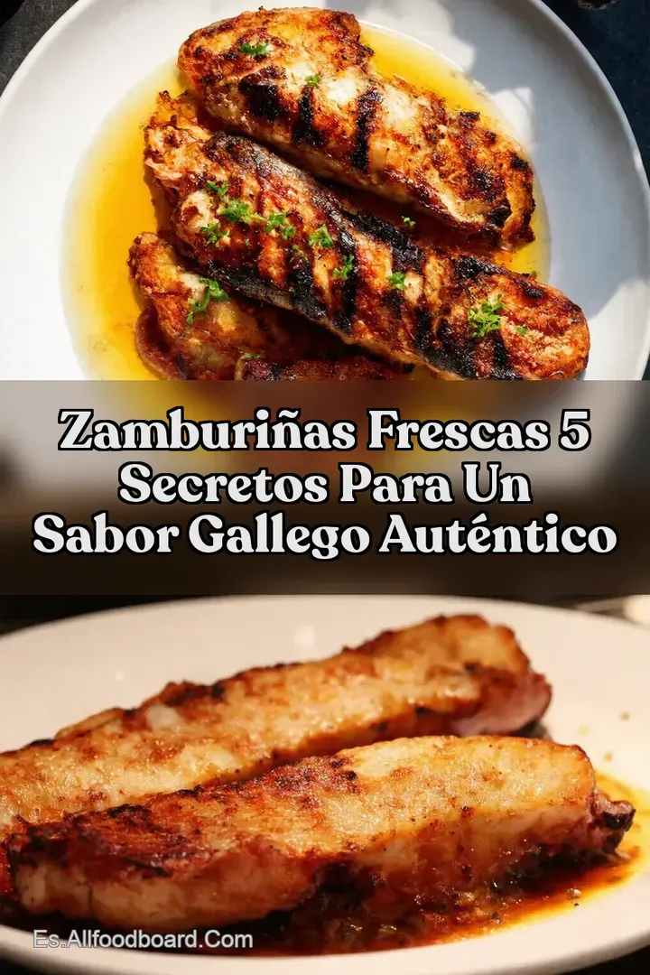 Zamburi&ntilde;as Frescas 5 Secretos para Un Sabor Gallego Aut&eacute;ntico