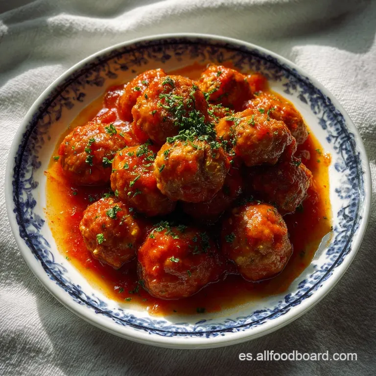 Albndigas En Salsa De Tomate: El Secreto Anti-Secado presentation