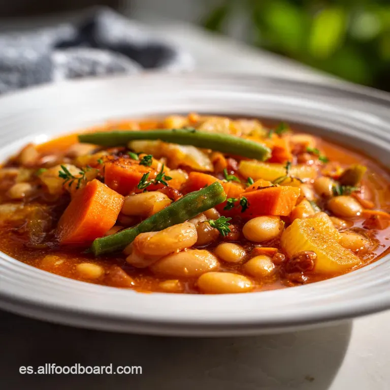Alubias con Verduras Estofadas