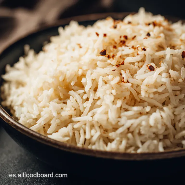 Arroz Basmati Especiado Con Almendras Tostadas presentation