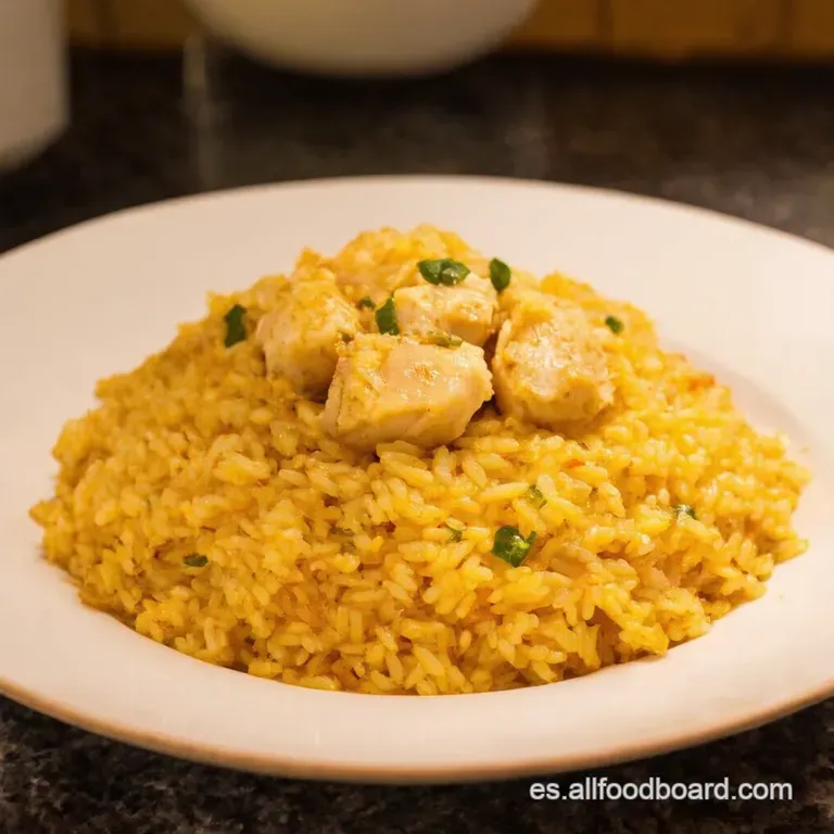 Arroz Con Bacalao a La Marinera presentation