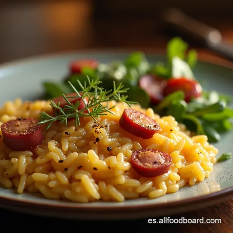 El Todo En Uno Del Fog&oacute;n Arroz Cremoso De Chorizo Y Verduras Listo En 25 Minutos presentation
