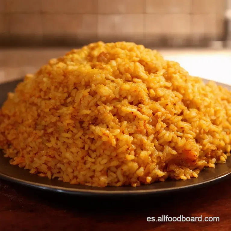 Arroz Frito Con Cerdo Estilo Chino De La Abuela presentation