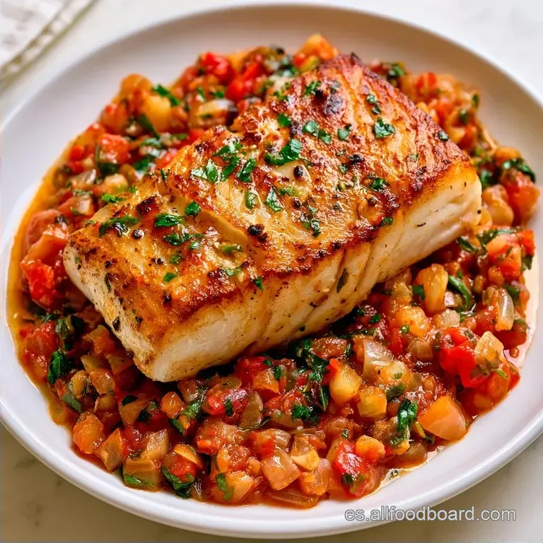Bacalao Con Sanfaina Casero
