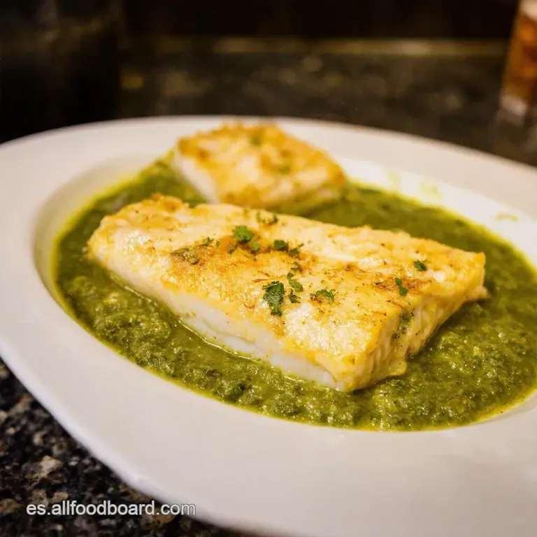 Bacalao En Salsa Verde Un Cl&aacute;sico Ib&eacute;rico presentation