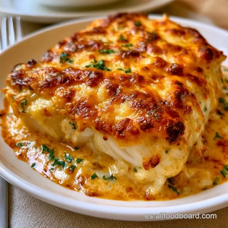 Bacalao Al Horno Gratinado Con Bechamel