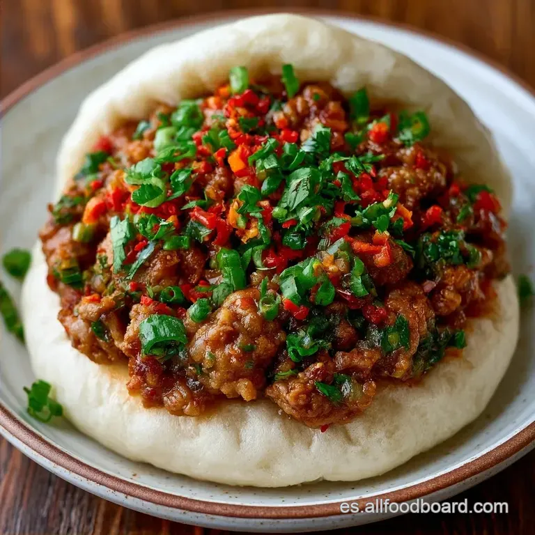 Bao Gigante de Carne: Textura de Nube