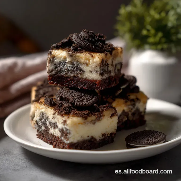Barritas De Cheesecake De Oreo Cookies: Receta F&aacute;cil