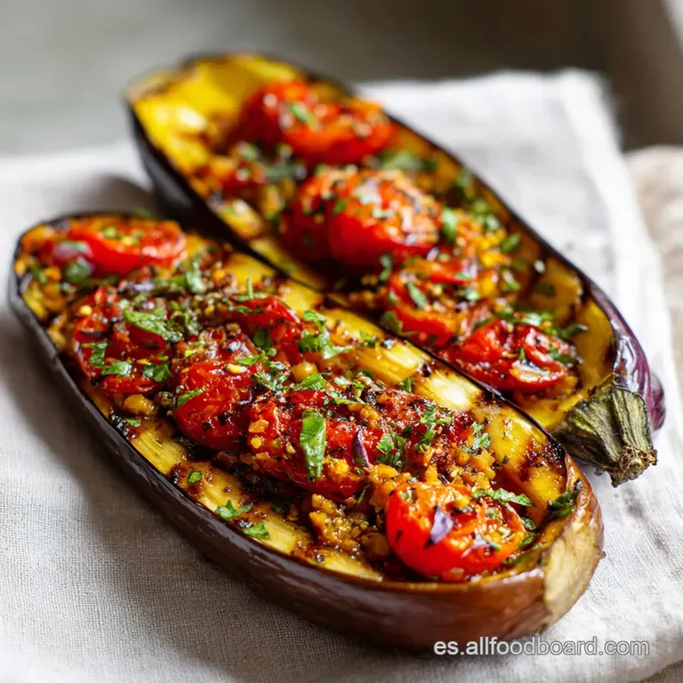 Berenjenas Rellenas de Carne: Relleno Jugoso y Gratinado
