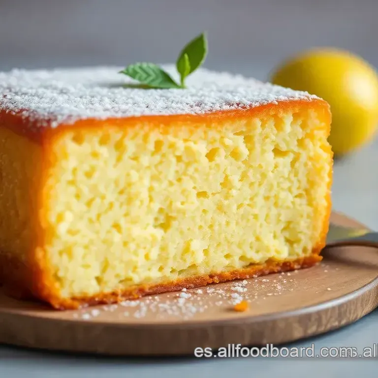 Bizcocho de Lim&oacute;n Esponjoso: Un Cl&aacute;sico con Toque Casero