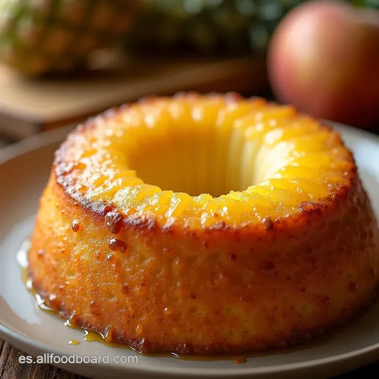 Bizcocho De Pi&ntilde;a Invertido Un Cl&aacute;sico Con Sabor a Caribe presentation