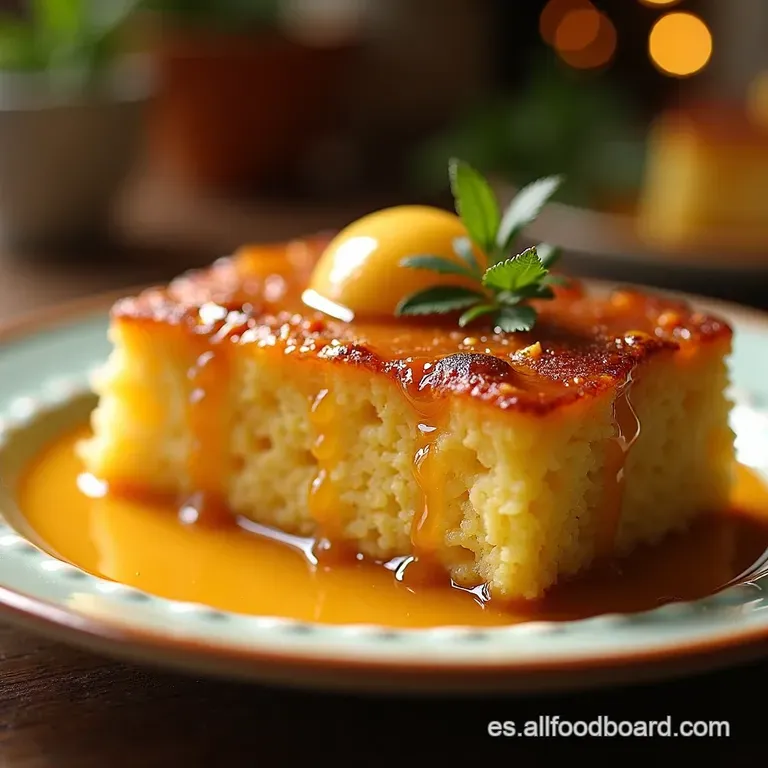 Bizcocho De Pl&aacute;tano Y Dulce De Leche Casero presentation