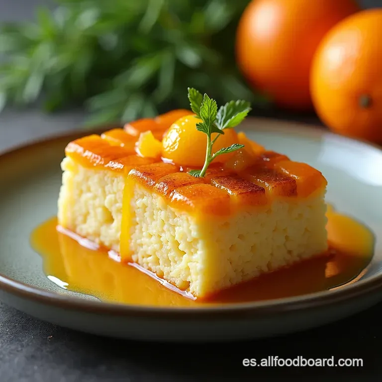 Bizcocho Mediterr&aacute;neo de Naranja y Aceite de Oliva