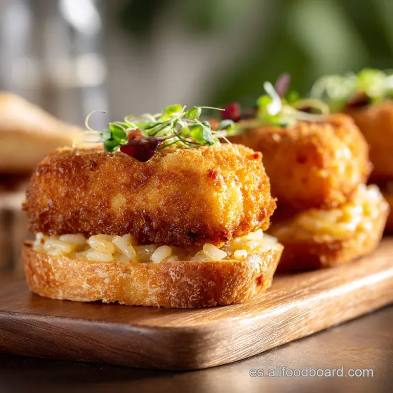 Bocadillo de Arroz: La Tapa Crujiente Rellena de Sofrito y Jam&oacute;n Serrano