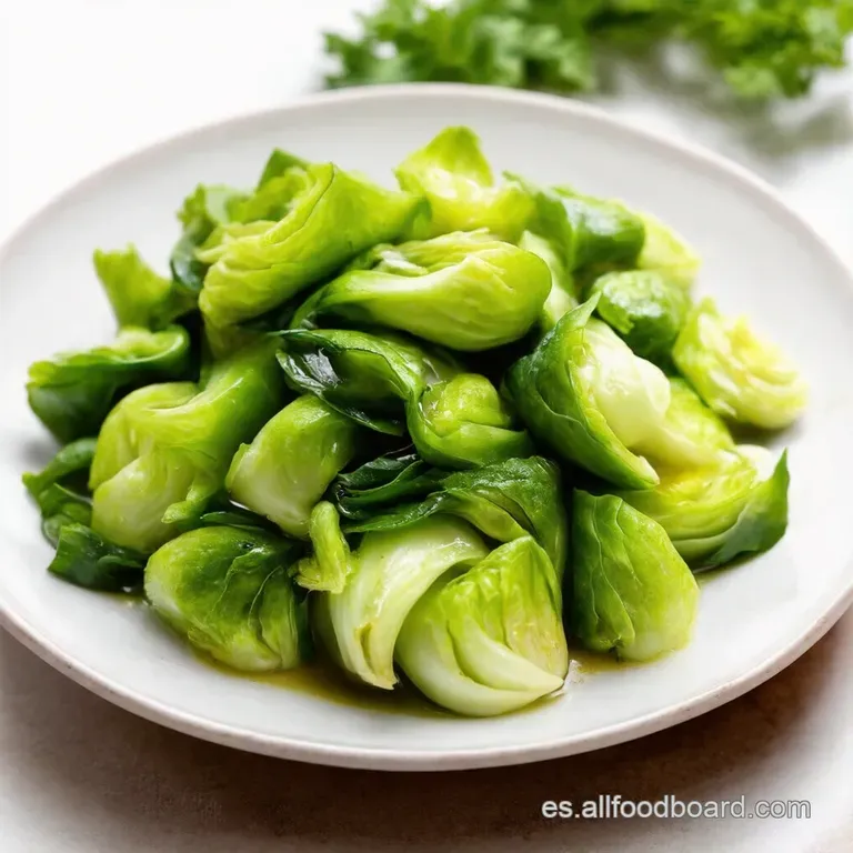 Bok Choy Salteado al Ajillo Receta Express