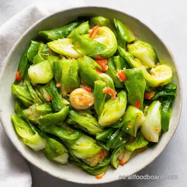 Bok Choy Salteado con Salsa de Ostras Un Toque Asi&aacute;tico en tu Mesa