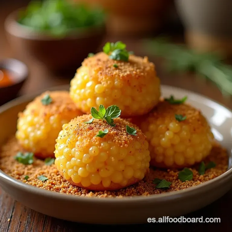 Bolitas De Ma&iacute;z Doradas Un Abrazo De Sabor Casero presentation