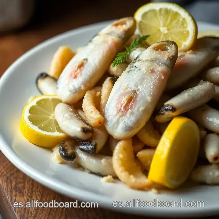 Boquerones Al Lim&oacute;n Fritos: Sabor a Verano Malague&ntilde;o presentation