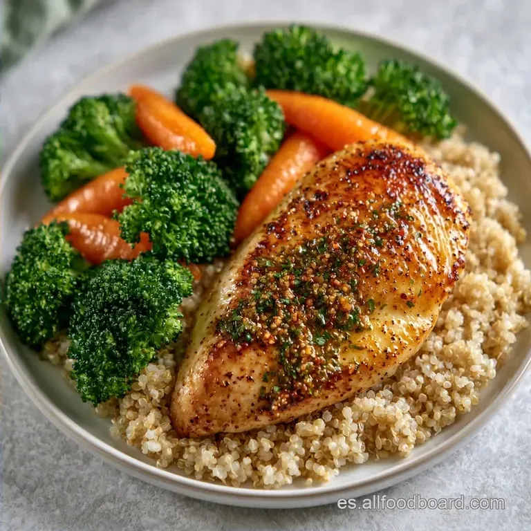 Bowl de Pollo al Limón y Quinoa en 25 Minutos