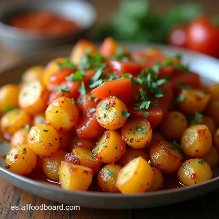 Por Qu&eacute; No Hice Esto Antes Patatas Bravas al Horno con Salsa Brava Ultrarr&aacute;pida