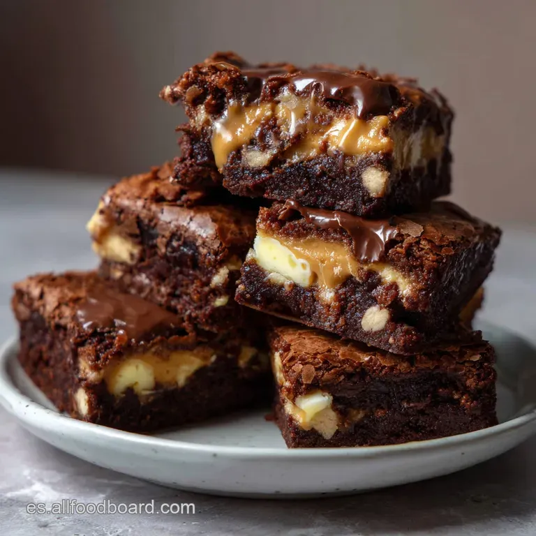 Brownies Con Chocolate Blanco Y Mantequilla: S&uacute;per Fudgy! presentation