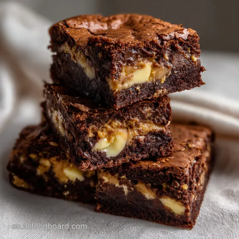 Brownies con Chocolate Blanco y Mantequilla: S&uacute;per Fudgy!
