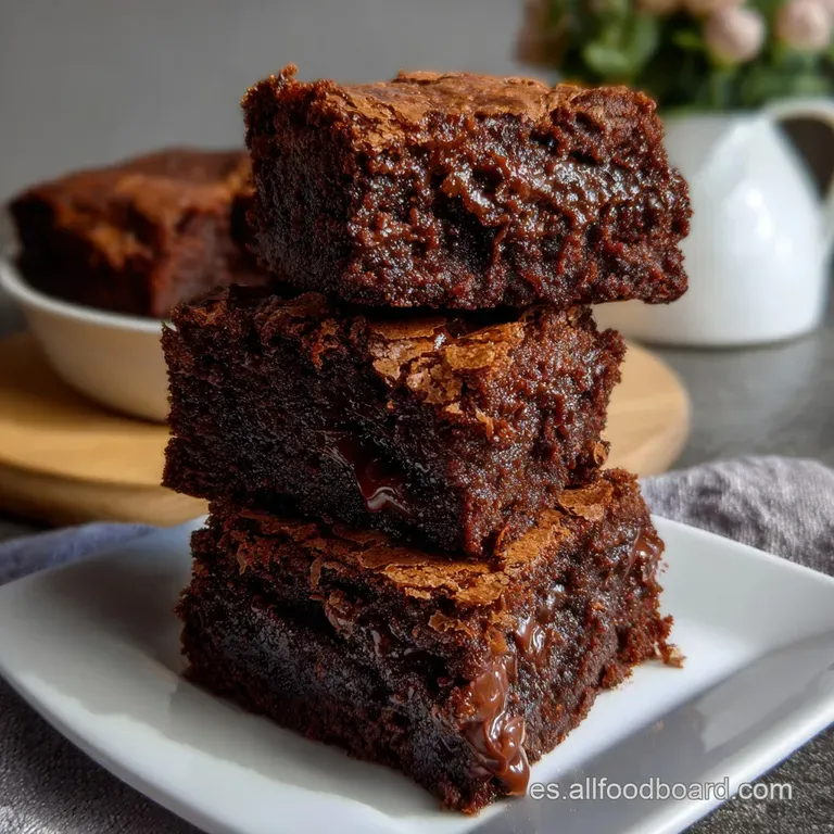 La Receta Definitiva de Brownies de Chocolate: Fudgy y Crujiente!