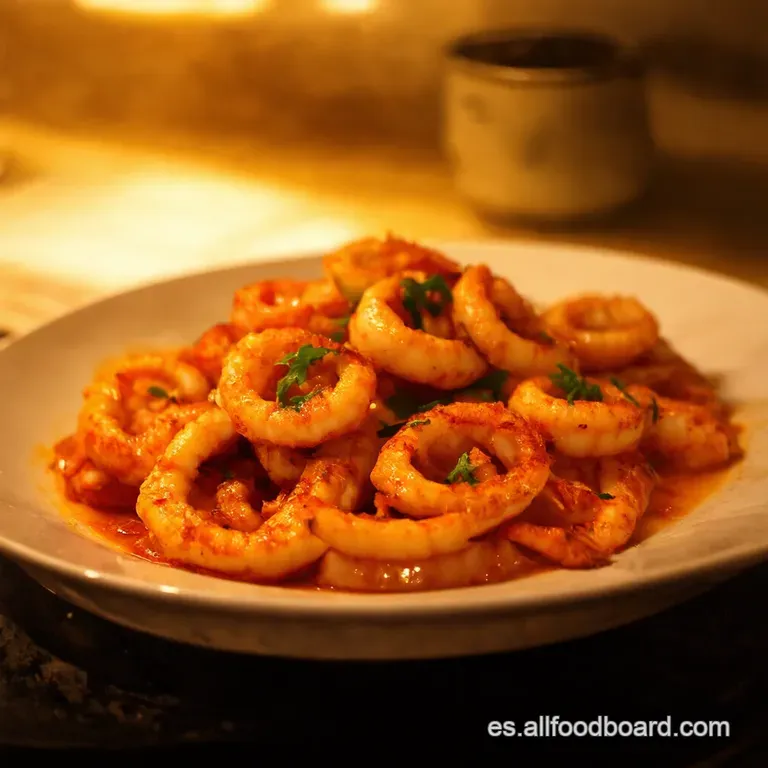 Calamares a La Plancha Sabor Mediterr&aacute;neo Aut&eacute;ntico presentation