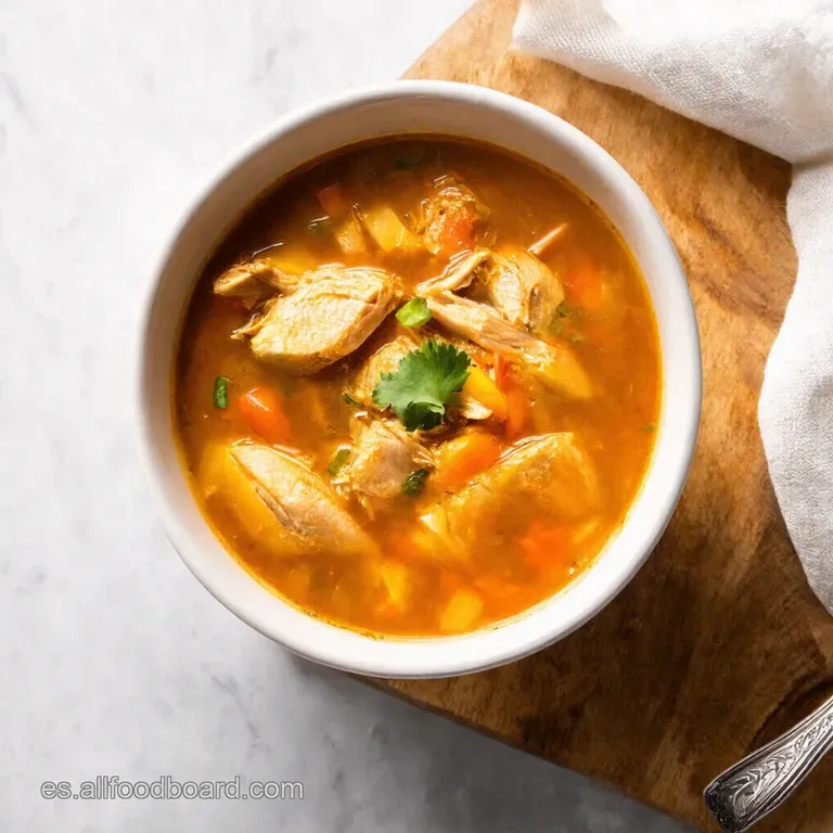 Caldo de Pollo Casero