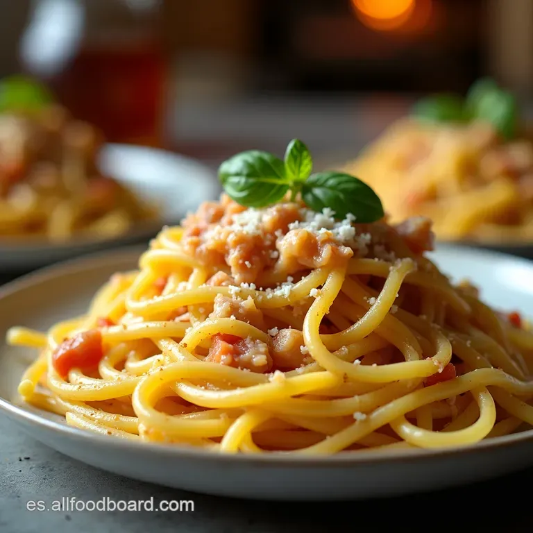 Carbonara Alla Perfetta Cremosa Y Deliciosamente Aut&eacute;ntica presentation