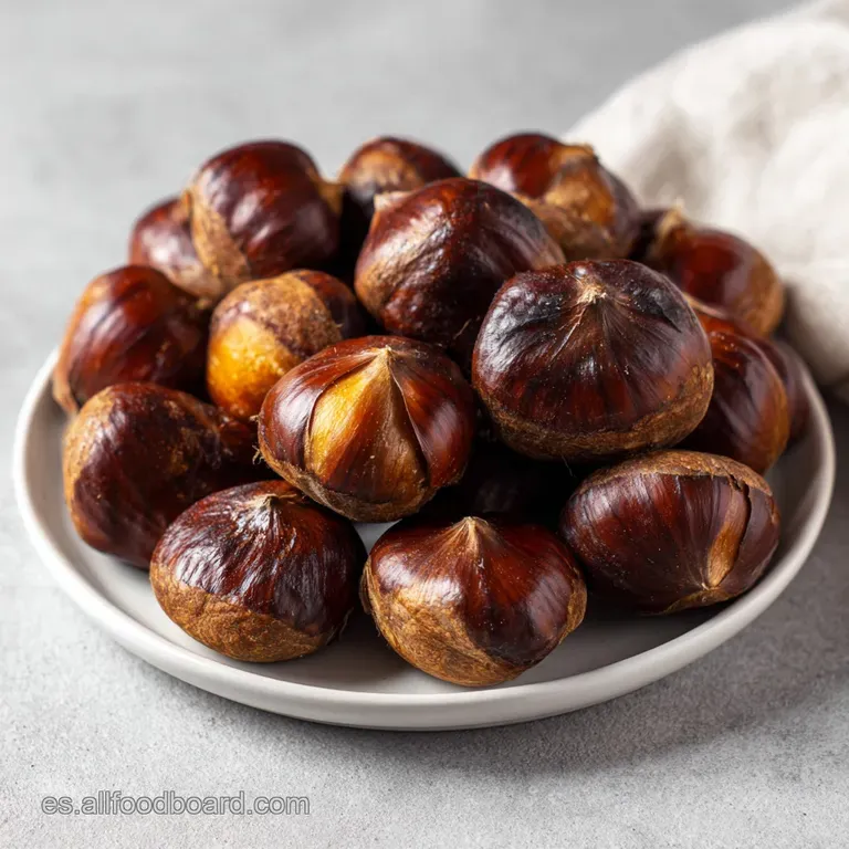 Casta&ntilde;as Asadas en Airfryer: Textura Sedosa