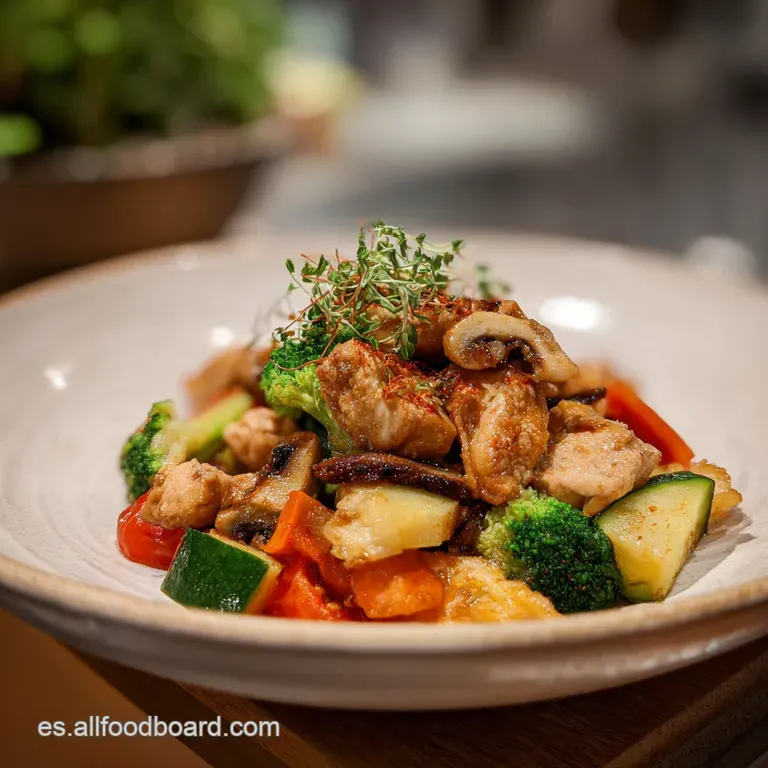 Idea de Cena con Pollo y Verduras: Miel y Lima