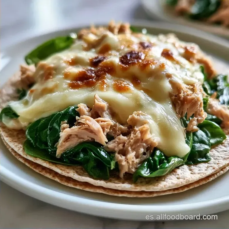 Tortipizza de Atún y Espinacas: Cena Saludable