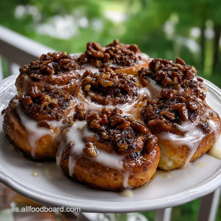 La Receta De Cinnamon Rolls Con Pecanas Definitivos presentation