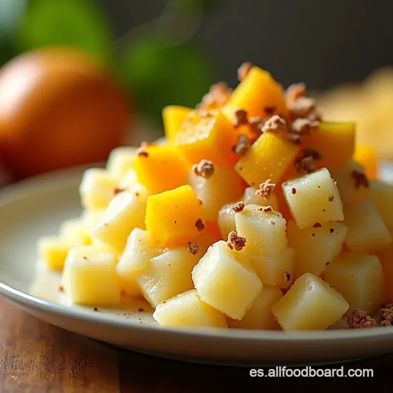 Coco Mango Delicia Creamy Tropical Tapioca Pudding presentation