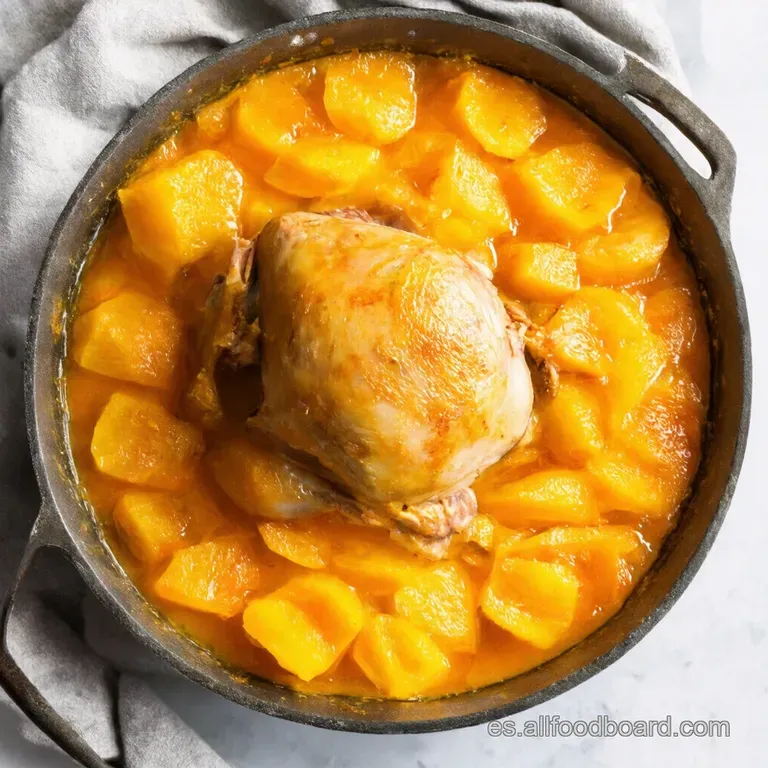 Coliflor Pollo a la Naranja Crujiente al Horno